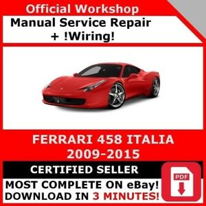 Ferrari 458 italia workshop manual